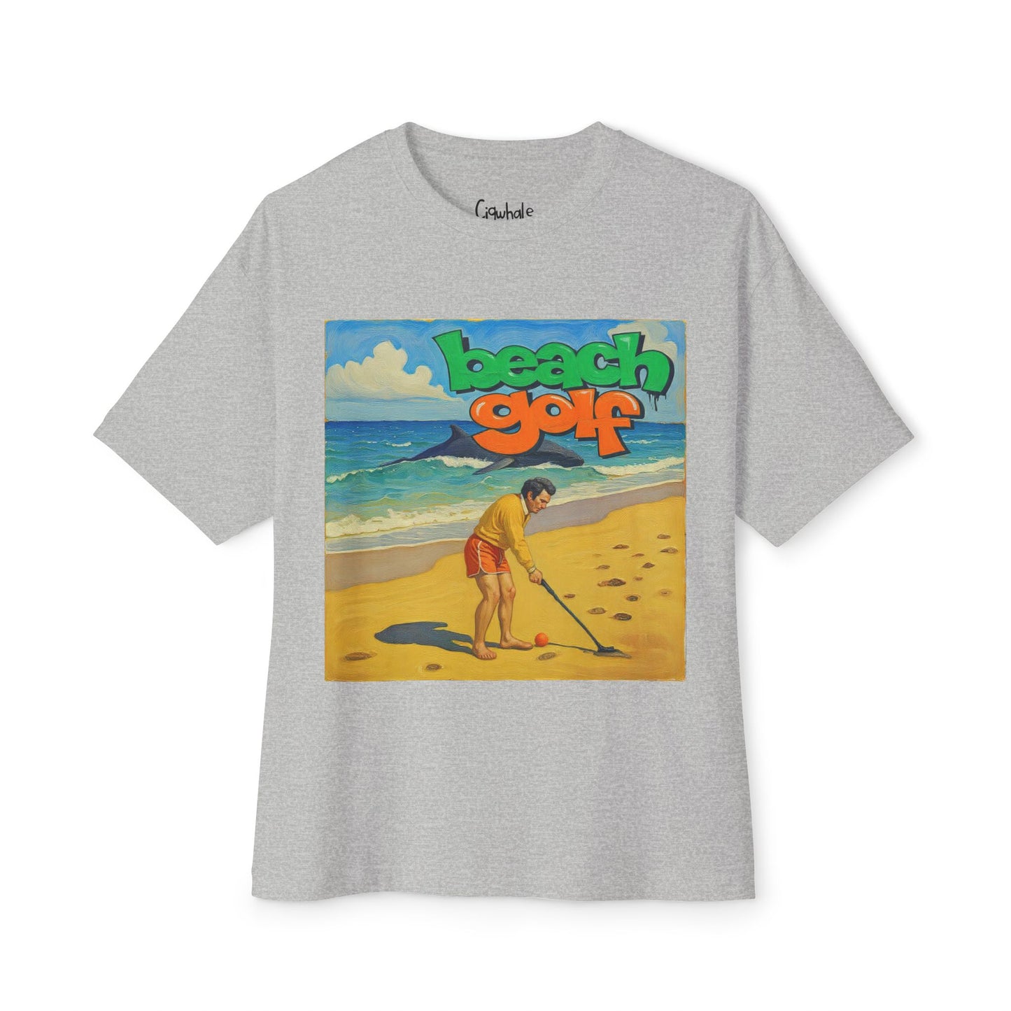 Beach Golf T‑Shirt — Vintage Surf Retro Graphic Tee