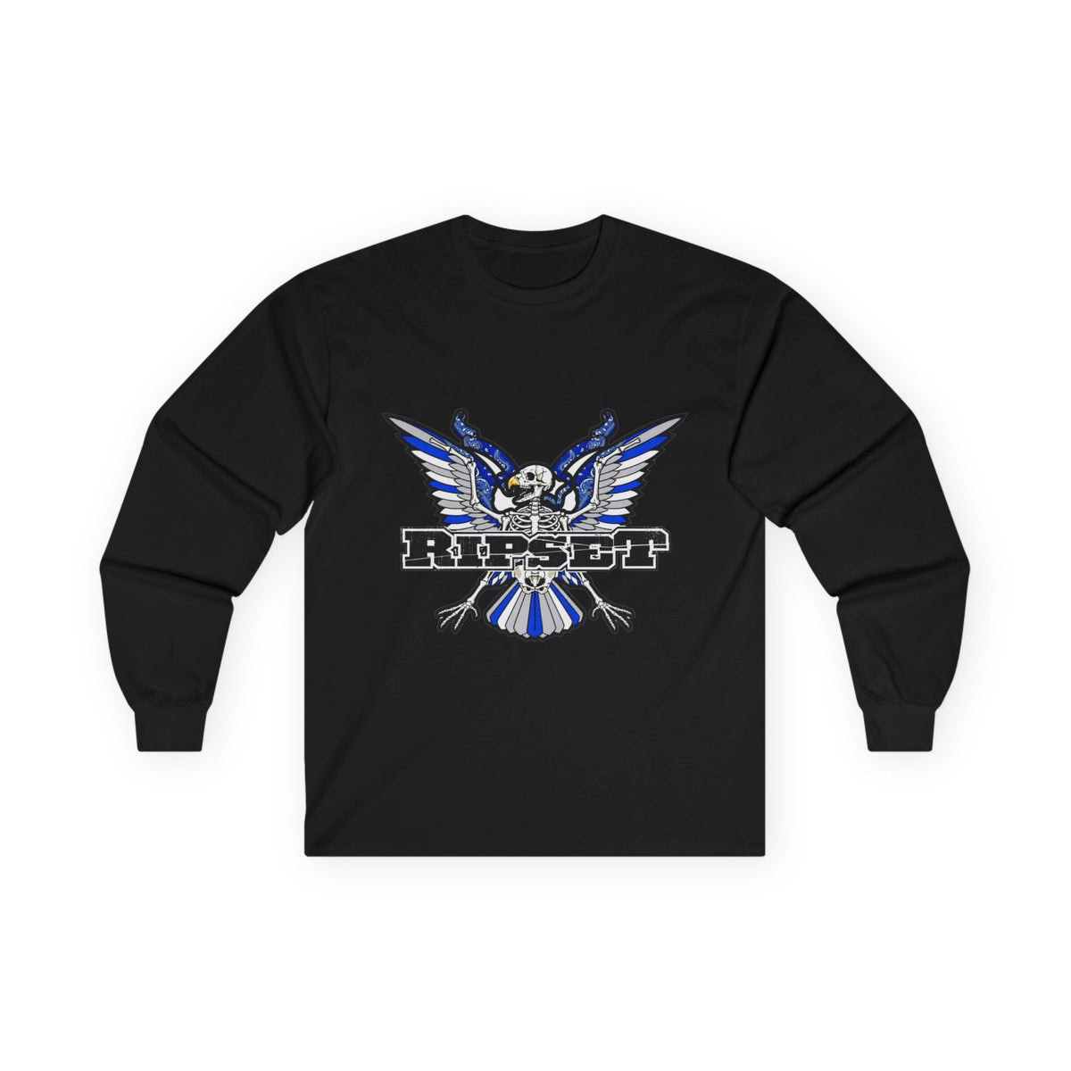 Ripset Long Sleeve Tee — Vintage Blue Graphic