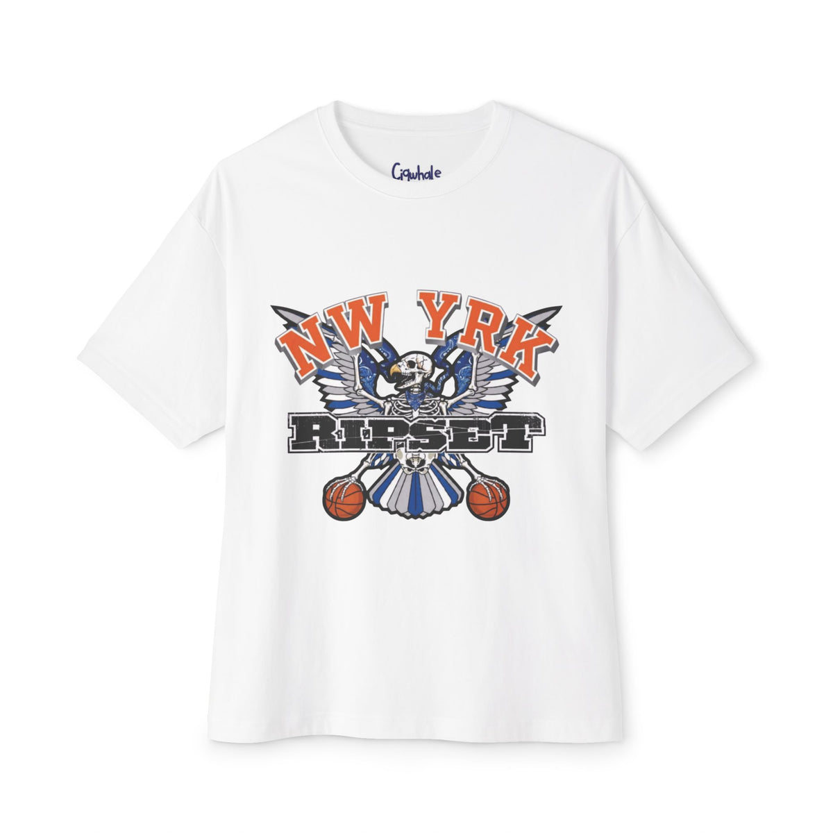 NY Ripset Blue Eagle-Oversized T-Shirt