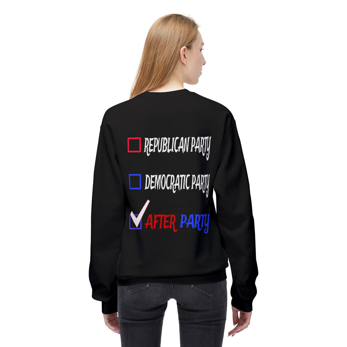 After Party Crewneck Sweatshirt — Graphic Party Vibe Pullover