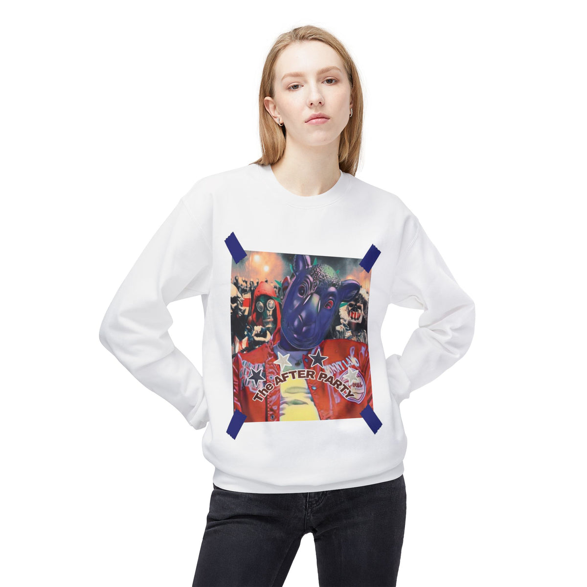 After Party Crewneck Sweatshirt — Graphic Party Vibe Pullover