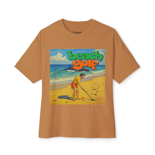 Beach Golf T‑Shirt — Vintage Surf Retro Graphic Tee