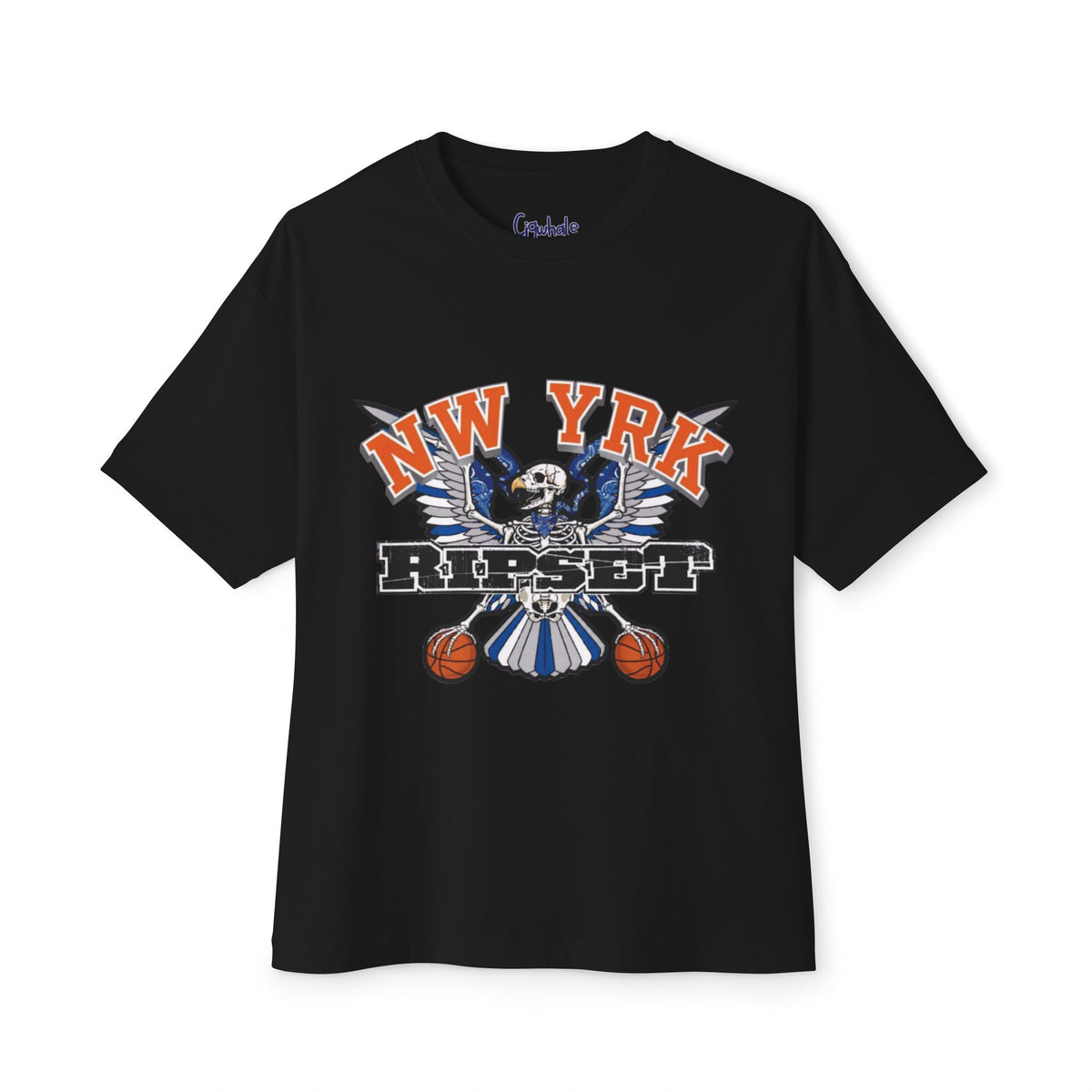 NY Ripset Blue Eagle-Oversized T-Shirt